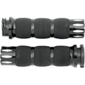 Avon Grips AIR-90-ANO-RIV Black Rival Air Cushioned Grips for Cable Op Throttle