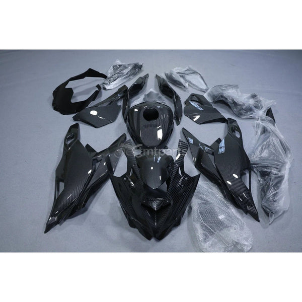 Black Carbon Fiber Fairing Kit +Tank For 2023-2025 Kawasaki Ninja ZX4R 4RR ZX400