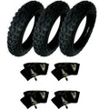 Yamaha Peewee 50 Mini Dirt Bike 3 Tires & 4 Tubes Straight Valve 2.50-10 2.5X10