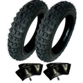 2) HD Tires And Tubes Straight Stem Size 2.50-10 2.50X10 For Yamaha TTR50E 50CC
