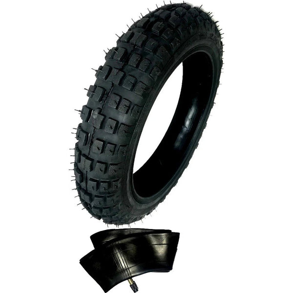 Heavy Duty Tire And Tube Straight Stem Size 2.50-10 2.50X10 For Honda CRF50F 10"