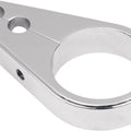 Chrome Cable Clamp for Dual Throttle 1-1/4" Frame/Handlebars on Harley Davidson