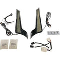 Custom Dynamics Chrome Dual Color Fascia LED Panels for 06-09 Flhx Street Glide