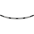 Memphis Shades MEB0974 Windshield Trim Chain Black Contrast Cut for 14-23