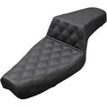 Saddlemen Black Step Up Seat Lattice Stitched for 04-20 Sportster w/ 4.5 Gallon