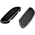 Drag Specialties Black Sweeper Passenger Floorboards for 80-21 Touring