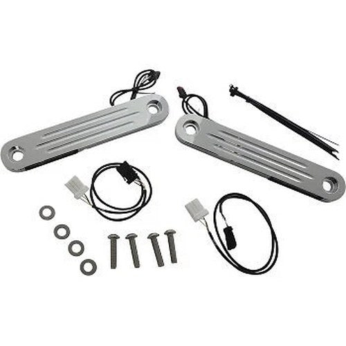Custom Dynamic PB-DS2-13-C Chrome ProBEAM Dynamic Strips V2 Front Turn Signals