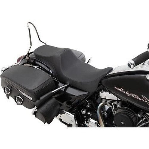 Drag Specialties Seat Predator Iii 2-Up Smooth Plain for Harley Touring 08-20