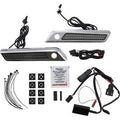 Custom Dynamics Chrome Smoke Saddlebag Latch Dual Color LED Lights 14-21 Touring