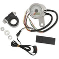 Drag Specialties 2210-0417 120 Mph White 1-7/8" Programmable Speedometer