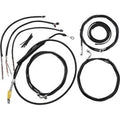 LA Choppers LA-8056KT2-16B Black Vinyl Braided Handlebar Cable/Brake Line Kit
