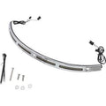 Custom Dynamics Chrome Genesis 4 Dynamic LED Batwing Windshield Trim 14-21