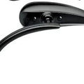 Arlen Ness 13-401 Black Micro-Mirror Rad II Teardrop Right Side Only Sold Each