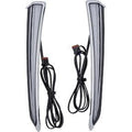 Ciro 45800 Chrome Fang Lower Fairing Lights for 14-22 Touring w/ Lowers