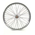 V-Twin 21" x 2.15" Chrome 40 Spoke Spool Front Wheel for Custom Use