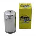 V-Twin 40-0866 Chrome Magnetek Hex Magnetic Ring Oil Filter for 91-98 Dyna
