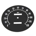 V-Twin 39-0311 Speedometer Tin Face for FL 68-80