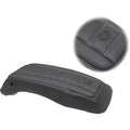 Mustang 77640SB Black/Blue Saddlebag Lid Covers for 14-22 Touring