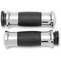 Avon GEL-70-CH Chrome Air Gel Hand Grips for Harley Cable Op Throttle