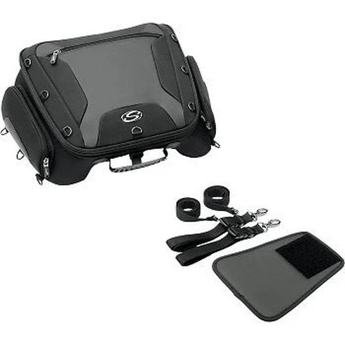 Saddlemen Sport Tunnel Bag for 12" Wide Passenger Seat Motorcycle Luggage