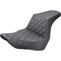 Saddlemen Step Up Seat - Front Lattice Stitch Black for 18-20 Softail FXLR/FLSB