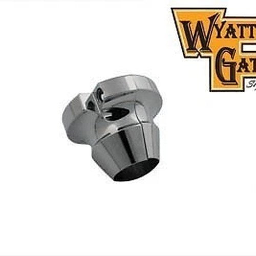 V-Twin 35-0255 Wyatt Gatling Chrome Handlebar Throttle Cable Housing