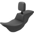 Saddlemen Tour Step-Up Seat Plain with Backrest for 08-23 Touring