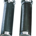 Parts Unlimited DS-243263 Black Leather & Chrome Hand Grips for Gold Wing 82-00