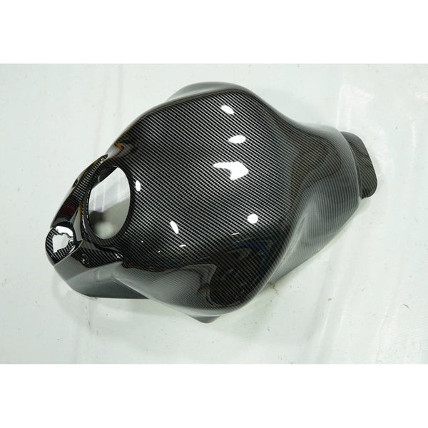 For Kawasaki Ninja 650 2017-2025 Black Carbon Fiber Fuel Gas Tank Cover Fairing