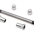 V-Twin 44-0210 Chrome Front Axle Kit for Custom Use 9" L x 5/8" I.D.