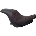Drag Specialties 0802-1519 Red Diamond Stitch Predator Seat for FLSB/FXLR 18-23
