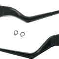 Black Pair of Levers Set for Harley Sportster Nightster 48 Iron Custom 883 1200