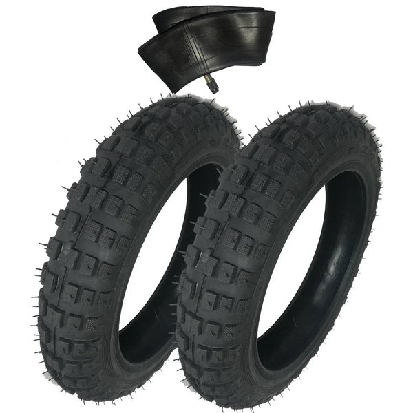 2) HD Tires 1) Tube 2.50-10 2.50X10 Straight For Honda AERO50 AERO-50 Aero 50CC
