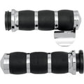 Avon Chrome 3-Ring Velvet Air Hand Grips w/ Boss for Harley Electronic Tbw