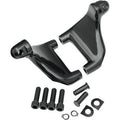 Drag Specialties 1620-0705 Black Passenger Footpeg Mount Kit for 04-13 Sportster