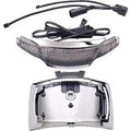 Ciro 40353 Chrome Latitude Tail Light & License Plate Holder with Lightstrike
