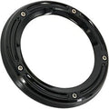 Trask TM-0042BK Black Clear Assault Derby Cover for 19-22 Softail