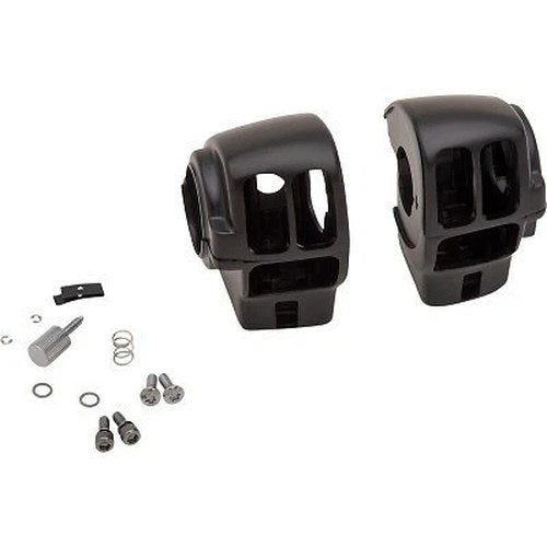 Matte Black Switch Housing Kit 08-13 Harley Street Glide Flhx Standard Switches