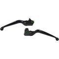 Drag Matte Black Wide Blade Clutch & Brake Levers Set for Harley Trikes 14-16