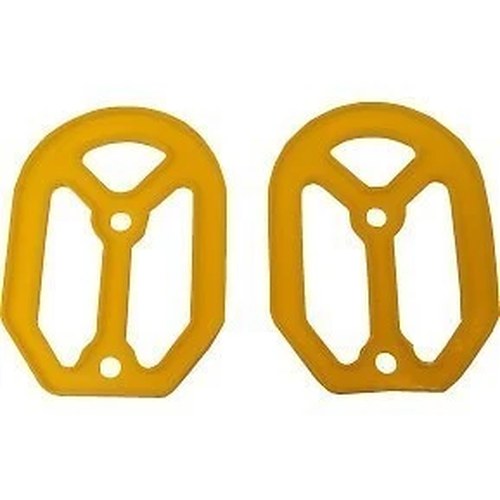 Drag Specialties 1620-2490 Qualifier Insert- Rubber - Yellow