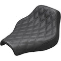 Saddlemen Black Renegade LS Solo Seat Lattice Stitched for 18-22 Street Bob