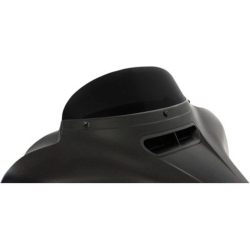 Memphis Shades 5" Solid Black Windshield Harley Flht Flhx 14-22 Batwing Style