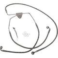 Drag Specialties 1741-2627 +8" Extended Length Stainless Steel Brake Line Kit