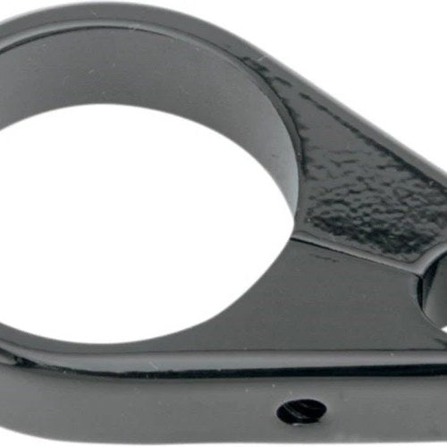 Drag Specialties 0658-0079 Black Clutch Cable Clamp for 1-1/2" Frame/Handlebars