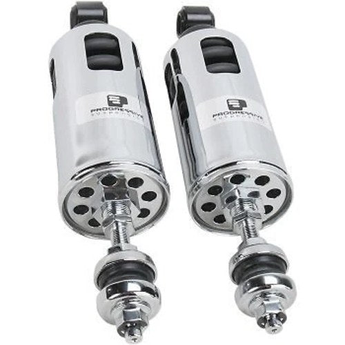 Progressive 422-4002C Heavy Duty Chrome 422 Series Shocks for 00-17 Softail