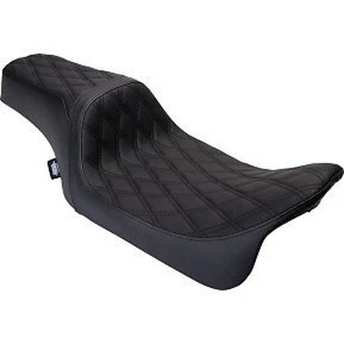 Drag Specialties 0801-1483 Predator 1-Up Seat Black Stitch for Touring 08-23