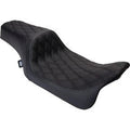 Drag Specialties 0801-1483 Predator 1-Up Seat Black Stitch for Touring 08-23
