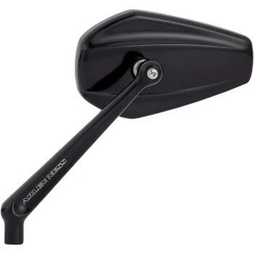 Arlen Ness 13-158 Black Mini Stocker Mirror Right Side Only Sold Each