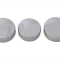 V-Twin 24-1278 Chrome 39mm Fork Stem Nut Covers Dome Style for 88-13 Sportster