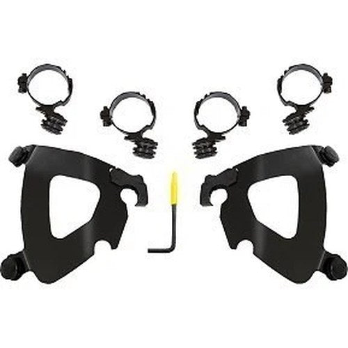 Memphis Shades Metric MEB2068 GauntletFairing TriggerMounting Kit- Black - Honda